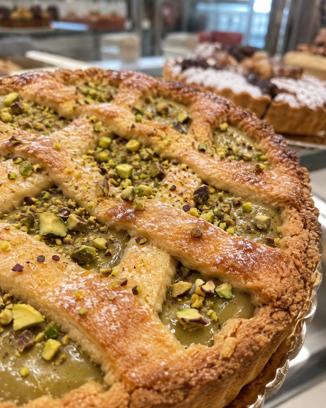 Crostata al pistacchio
